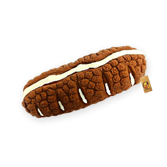 Brown Milky Bread Chew Dog Toy