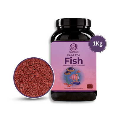 1Kg Fish Food 2.5mm Pellet, Nutritional & Optimal Growth