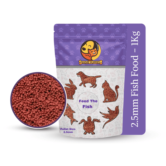 1Kg Fish Food 2.5mm Pellet, Nutritional & Optimal Growth