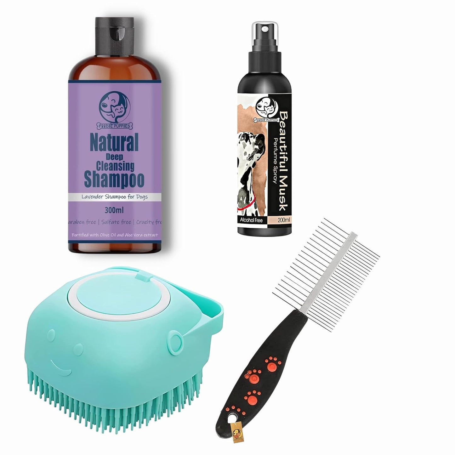 4in1 Pet Grooming Combo Gift Box for Dogs