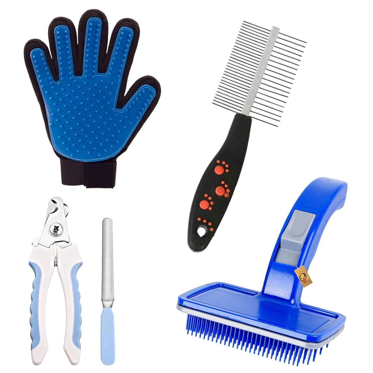 Pet 4-in-1 Grooming Combo for Dogs and Other Small Animals.