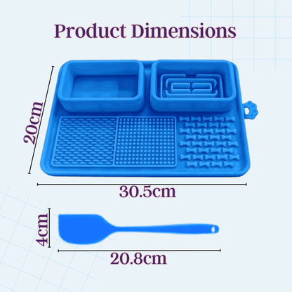 Pet Slow Feeding Licking Mat - 2Block Lick Mat