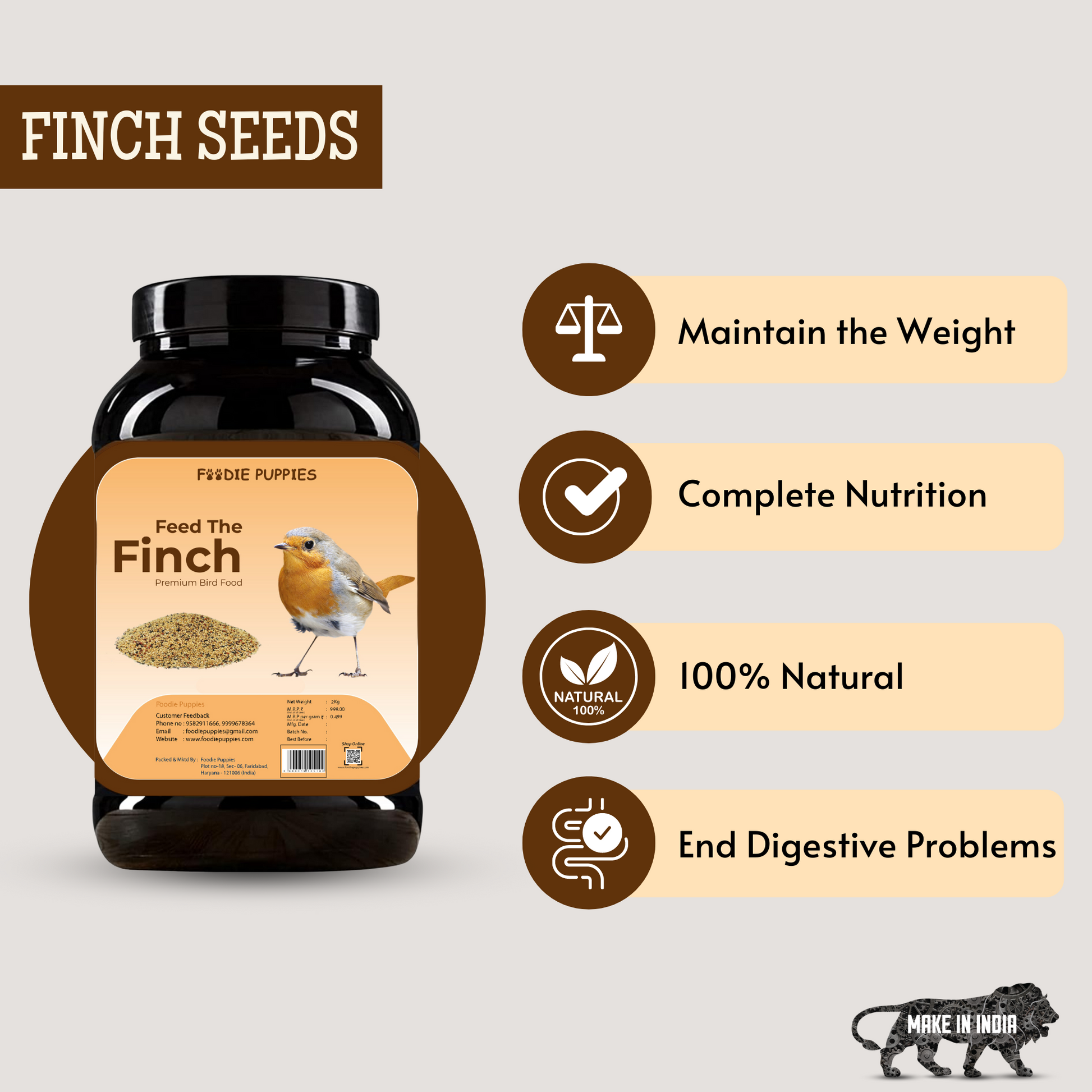 Finch Daily Diet
