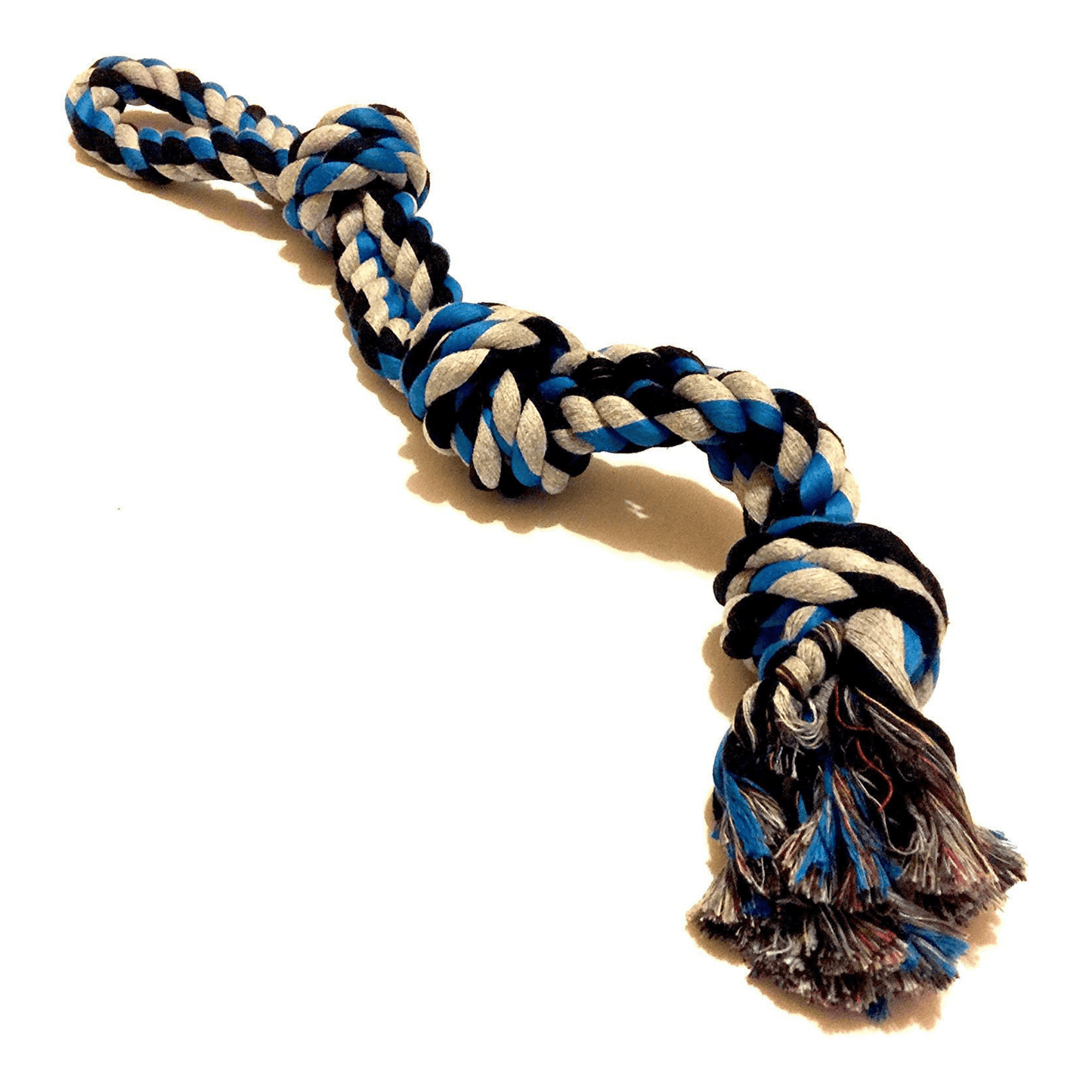 Durable 3 Knot Heavy Rope Chew Toy for Dogs & Puppies