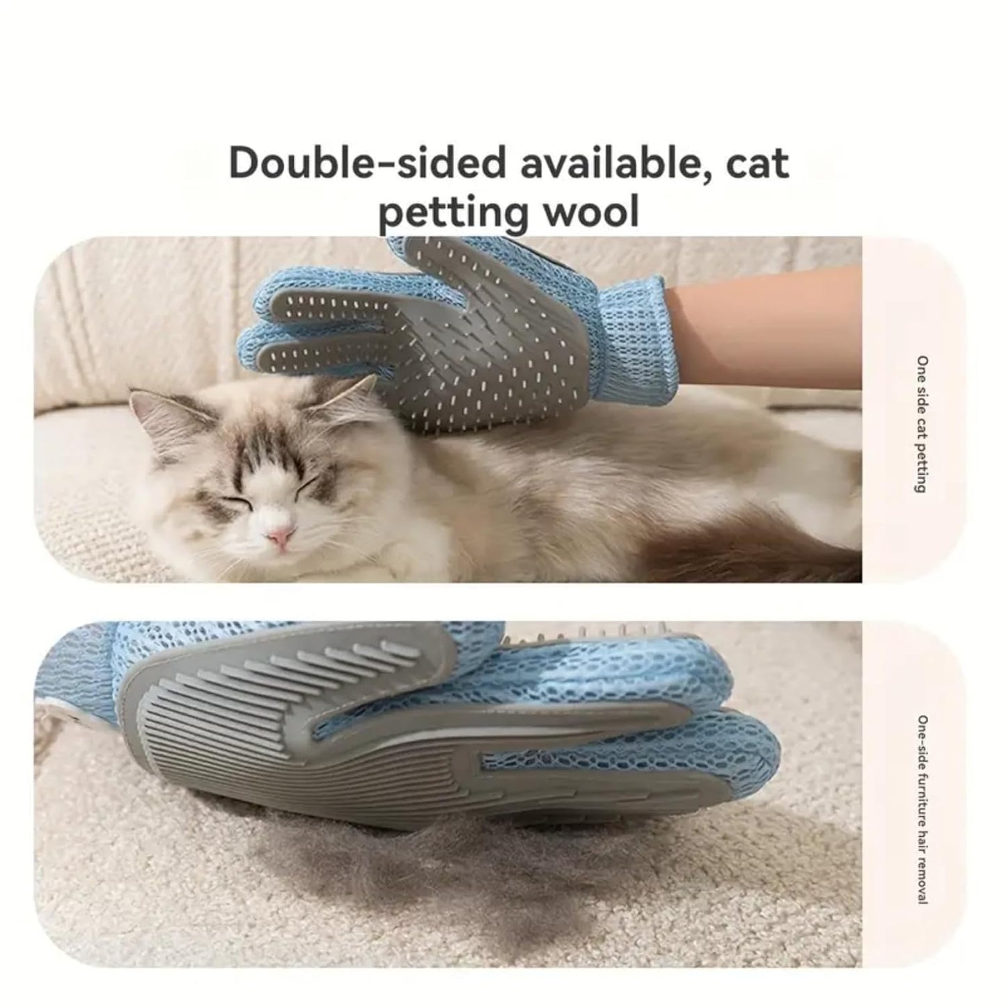 comb glove for cats