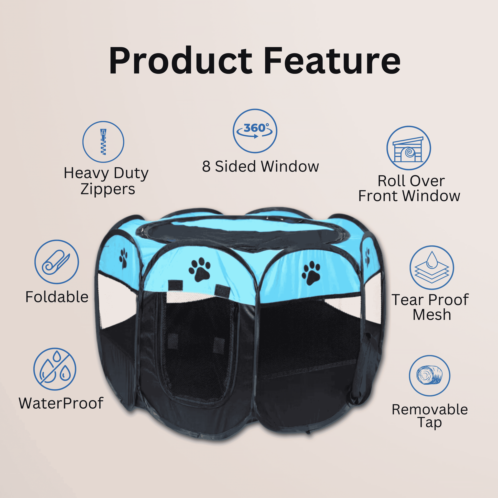 Foldable Pet Playpen