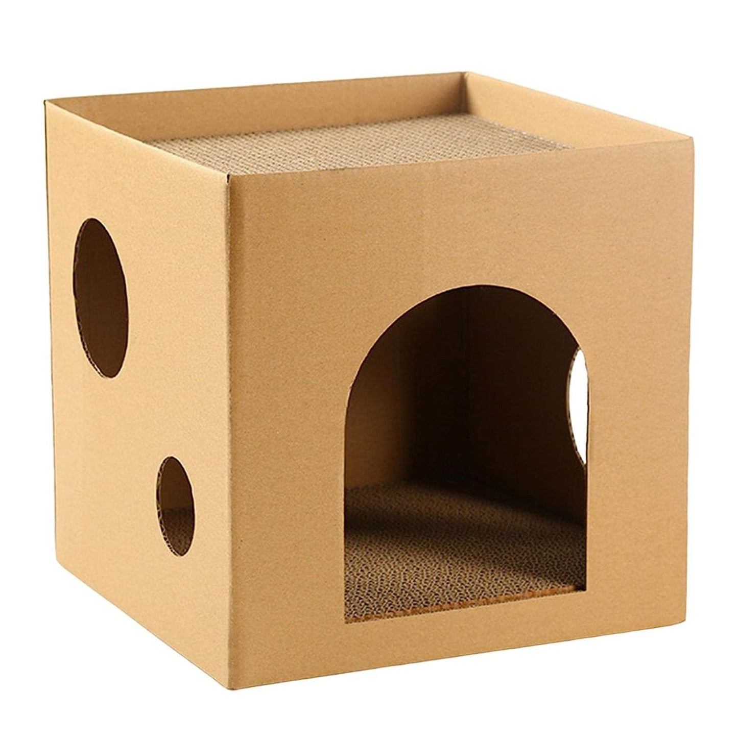 Corrugated Lodge Scratcher/Furniture for Cats & Kittens