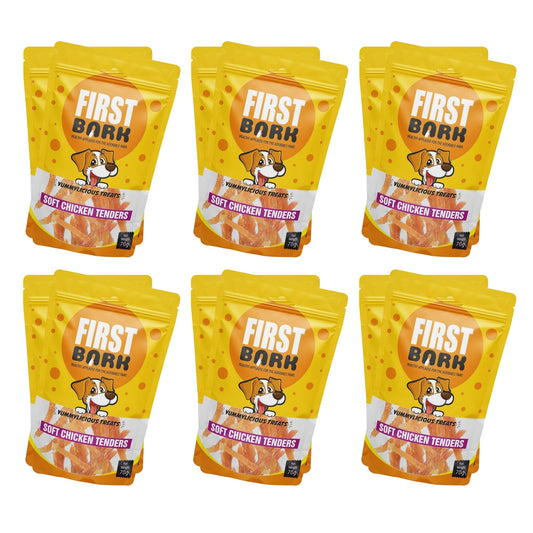 First Bark Soft Chicken Tender Treats for Dogs, 70gm, Pack of 12