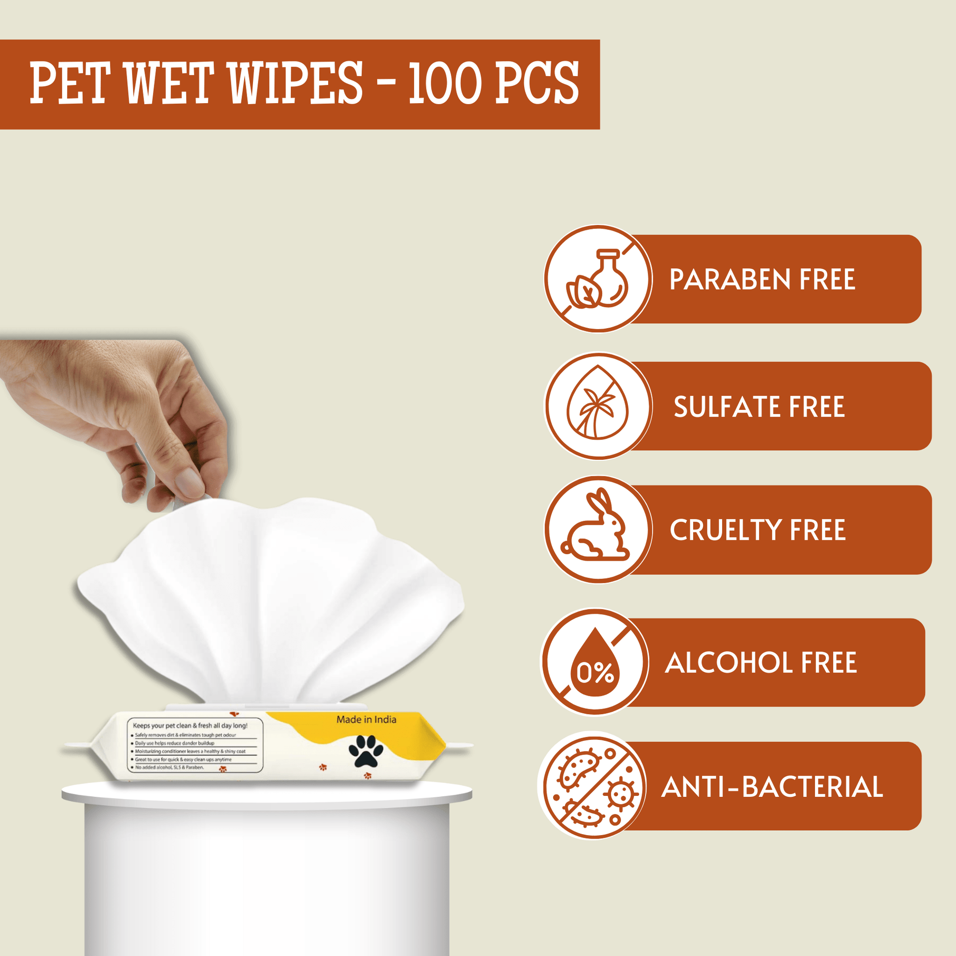 Puppy wipes