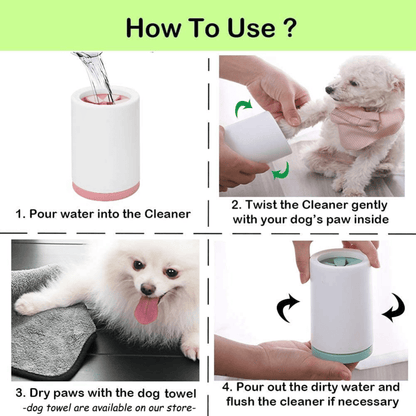 Portable Pet Foot Washing Cup - Medium (Color May Vary)