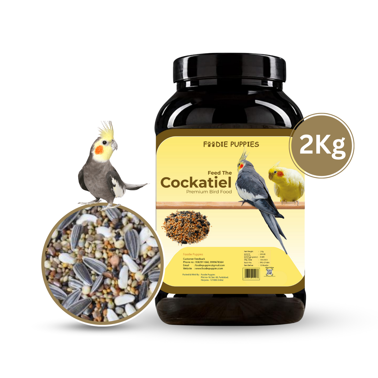 Bird cockatiel seed