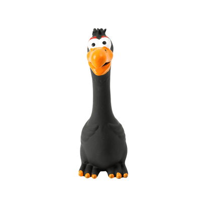 Latex Rubber Squeaky Dog Chew Toy - Black Eagle