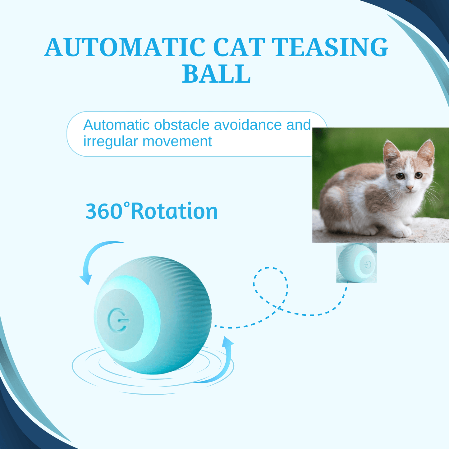 cat interactive ball toy