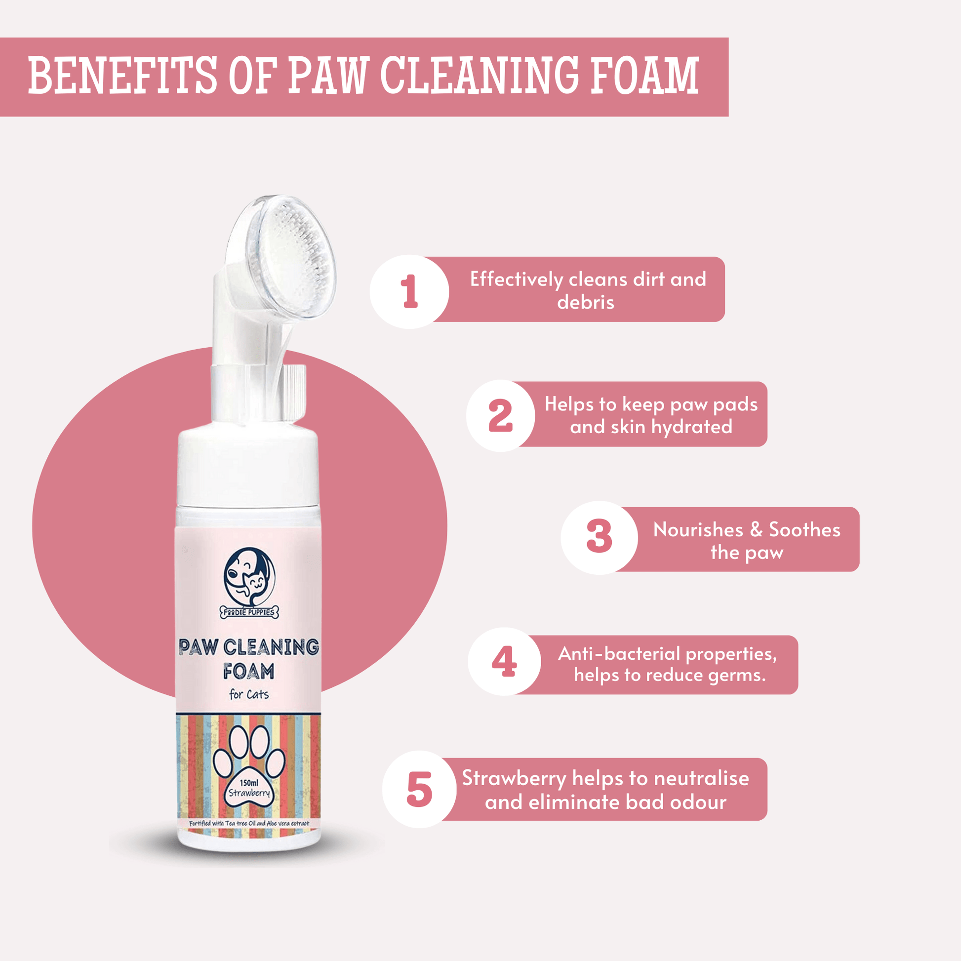 Pet Paw Foam