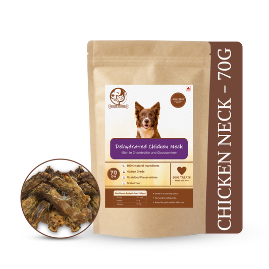 Chicken neck treat for dogs