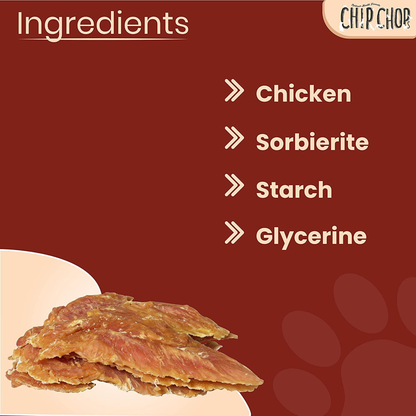 Chip Chops Dog Treats - Roast Chicken Strips (70gm)