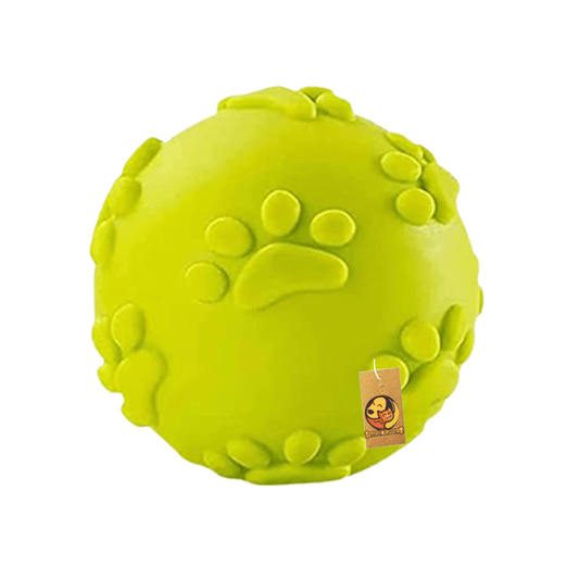 Dog Latex Claw Ball Squeaky Chew Toy - (Small, 6.5cm) for Small to Medium Dogs