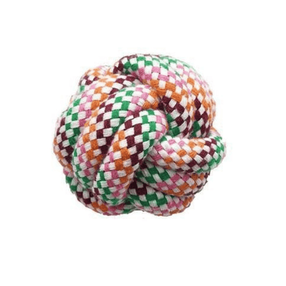 Durable Cotton Ball Rope Chew Toy for Dogs & Puppies