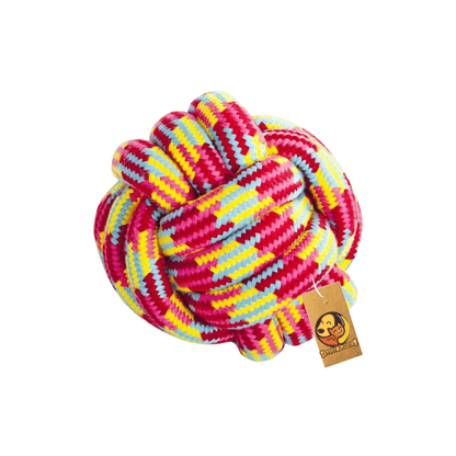 Durable Cotton Ball Rope Chew Toy for Dogs & Puppies