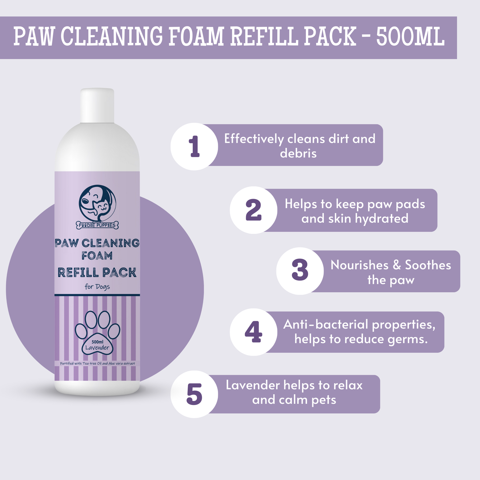 Dog Paw foam Refill pack