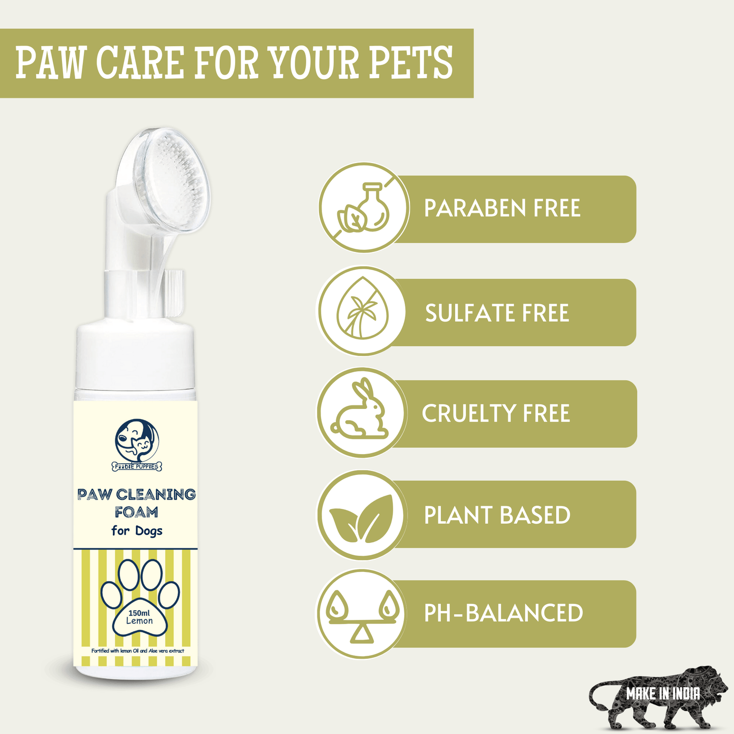 Paw Care Foam