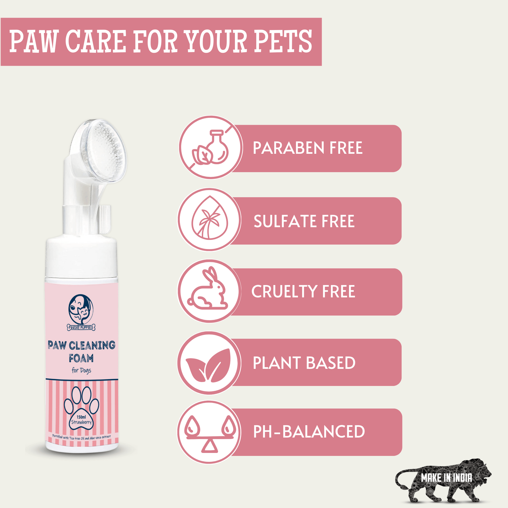 Paw Care Foam