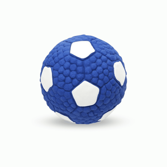 Latex Squeaky Chew Football Toy for Small to Medium Dogs ( Large)