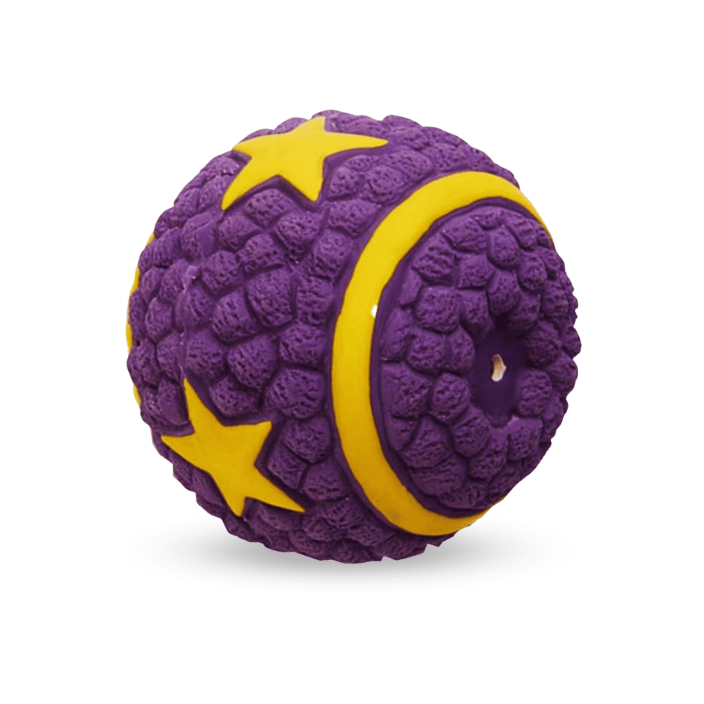 Latex Squeaky Toy for Medium Dog - Star Ball, Large