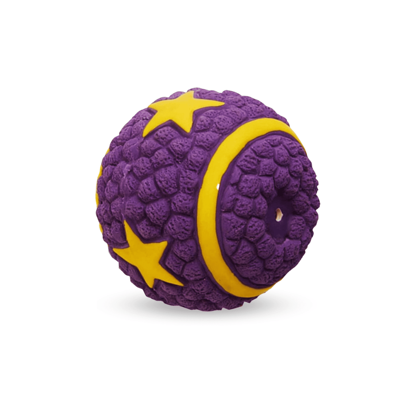 Latex Squeaky Toy for Small Dogs - Star Ball, Small