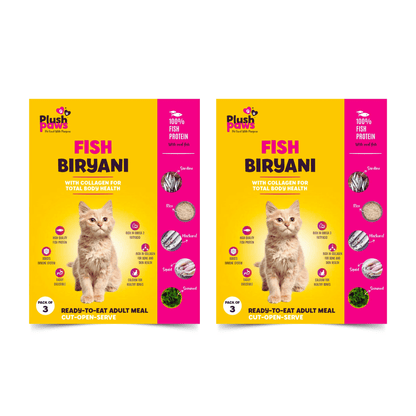 Fish biryani for cats