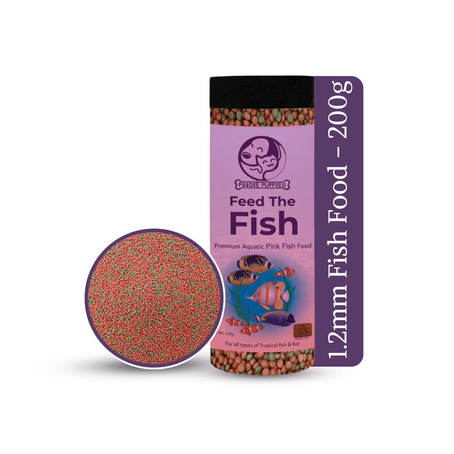 200g Fish Food Pellets, Nutritional & Optimal Growth