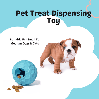 Dog Treat Dispenser Ball for Dogs and Puppies - Flick Ball