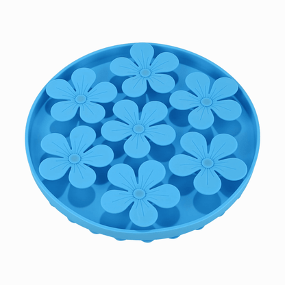 Pet Silicon Flower Food Feeding Mat for Dogs and Cats