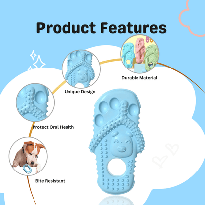 Latex Puppy Chew Toy - Footwear Toy for Teething and Chewing