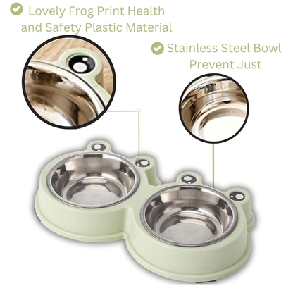 Frog face feeding bowl