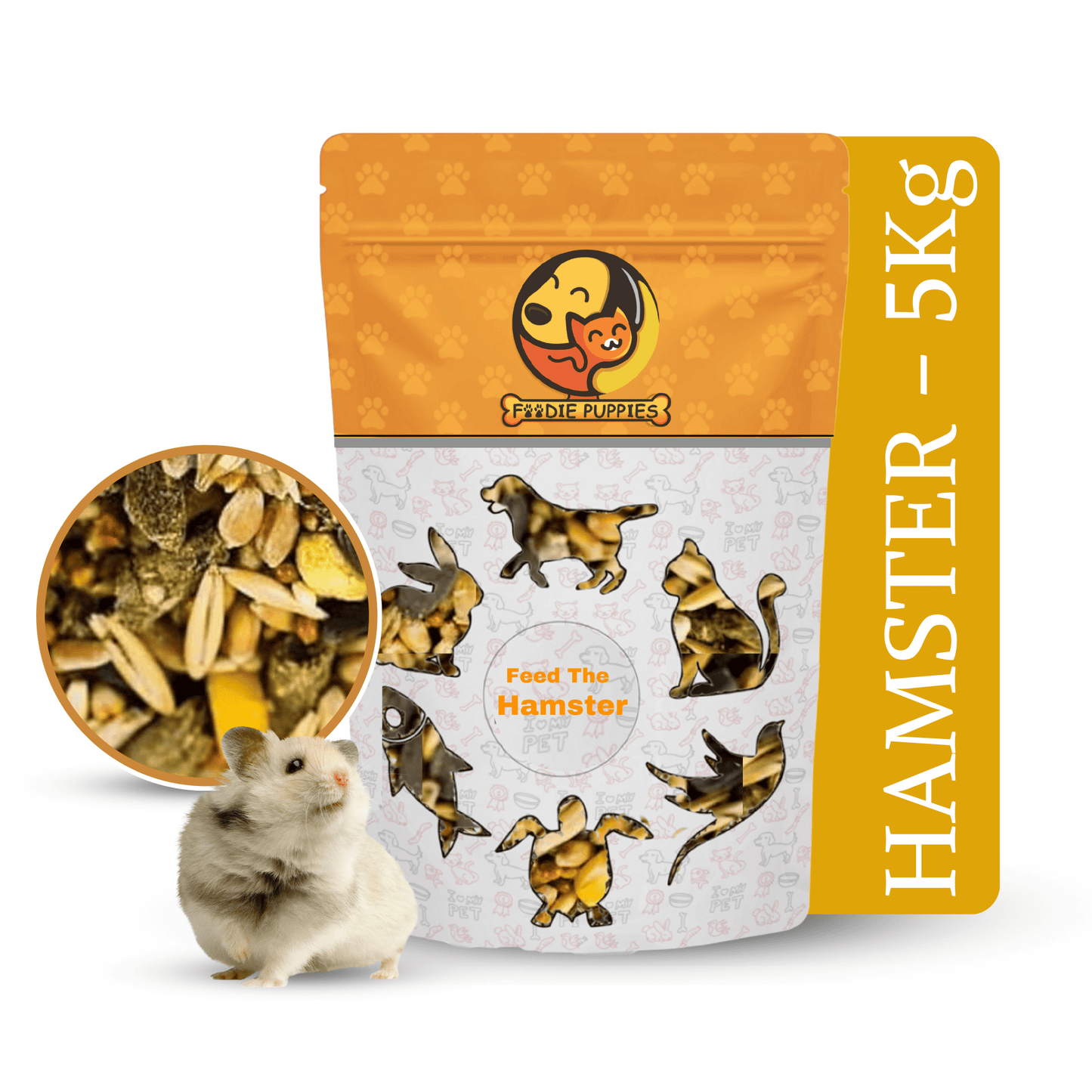 5Kg Hamster Food Pellets, Premium Nutritious Diet