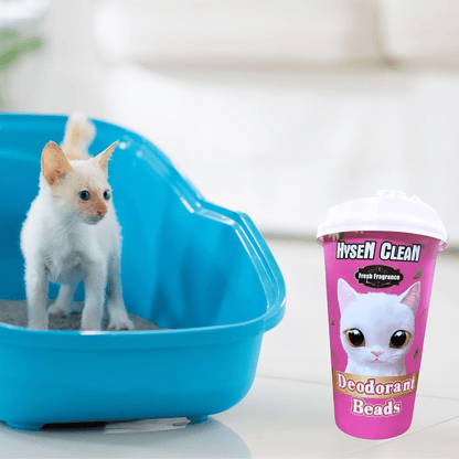 Cat litter deodorizer beads