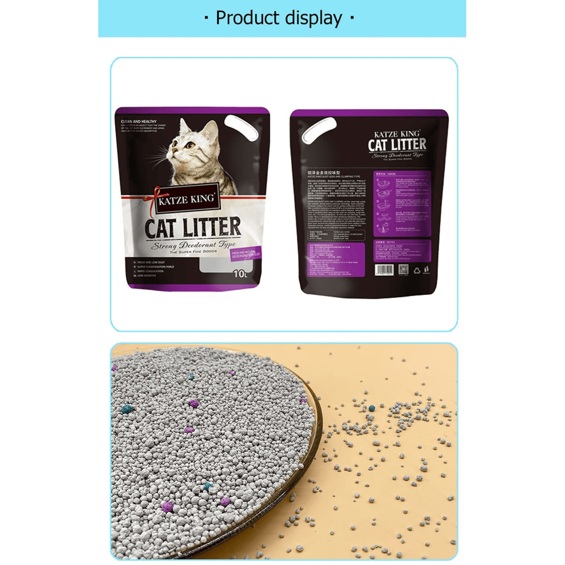 Multi-cat sand litter