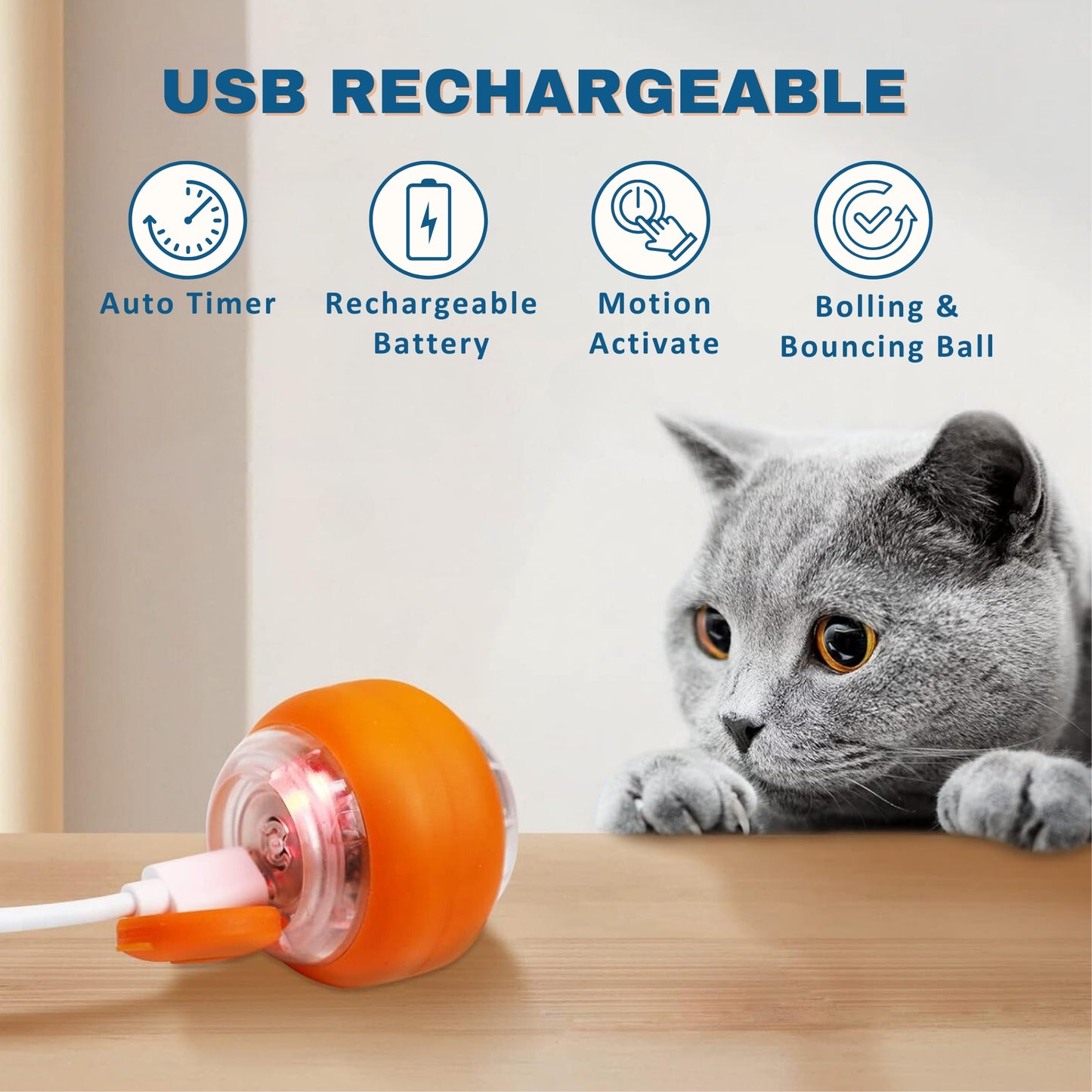 LED Smart Cat Toy