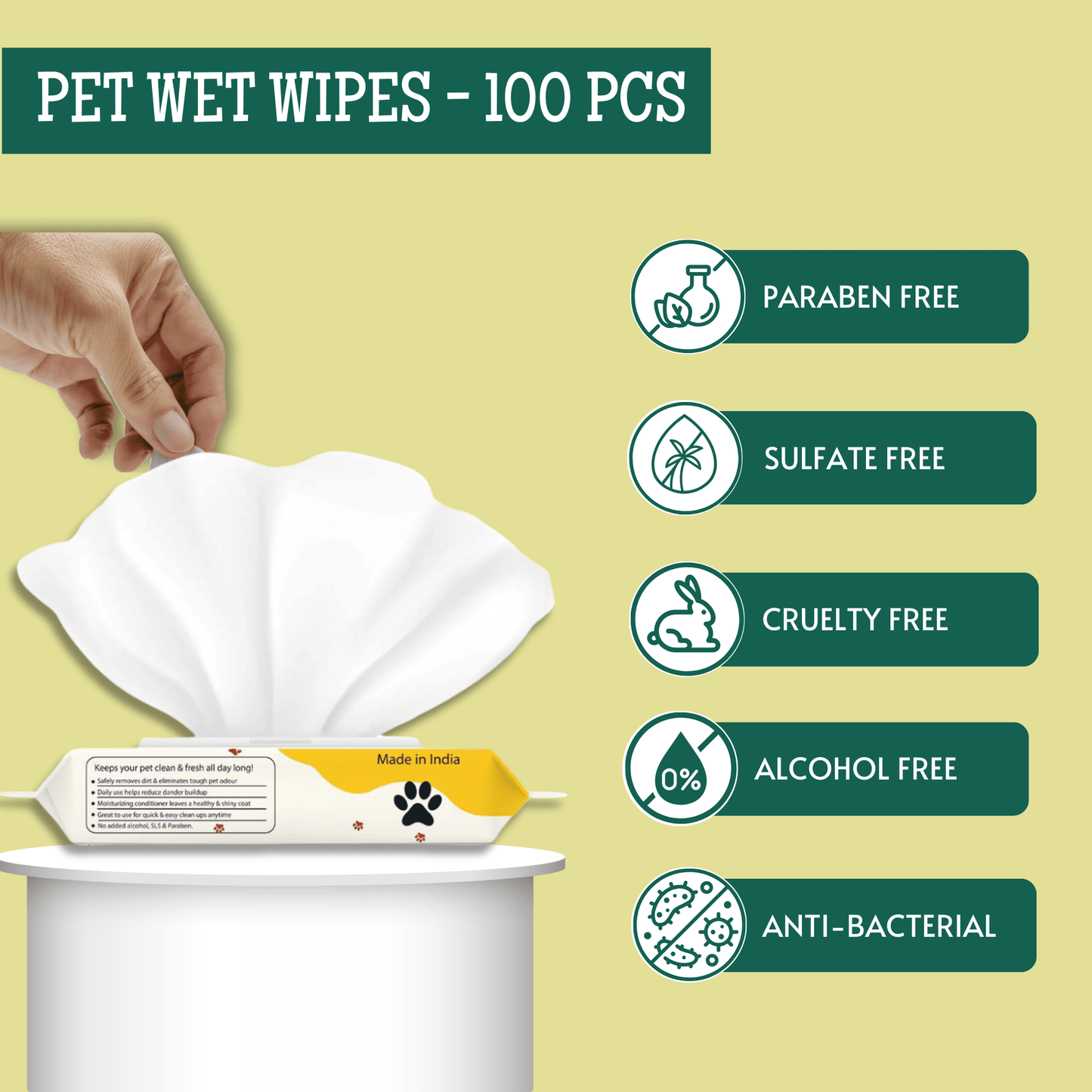 dog grooming wipes