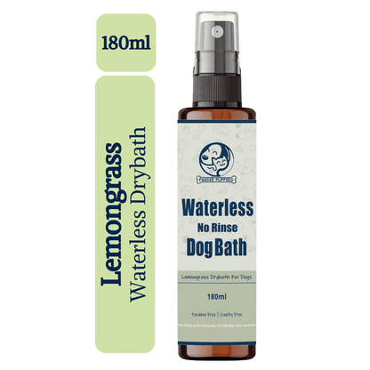 Lemongrass Waterless Drybath Spray for Dogs - 180ml