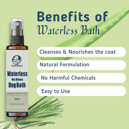 Lemongrass Waterless Drybath Spray for Dogs - 180ml