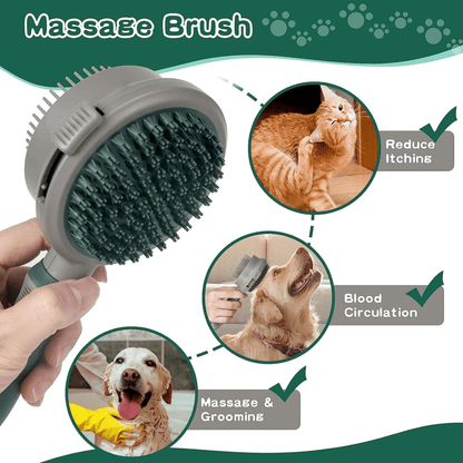 Self Cleaning Grooming Magic Duo Slicker for Dogs & Cats