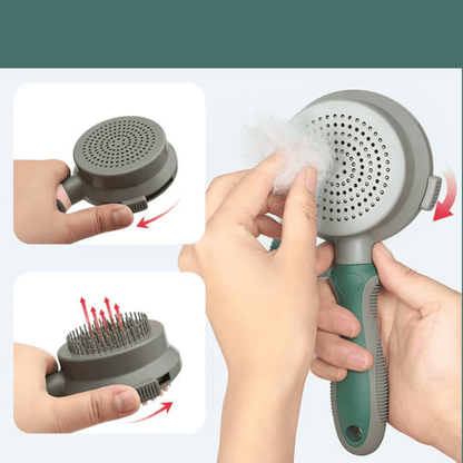 Self Cleaning Grooming Magic Duo Slicker for Dogs & Cats