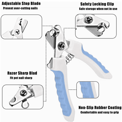 Nail Clipper with Filer for Small Dogs, Cats & Pets