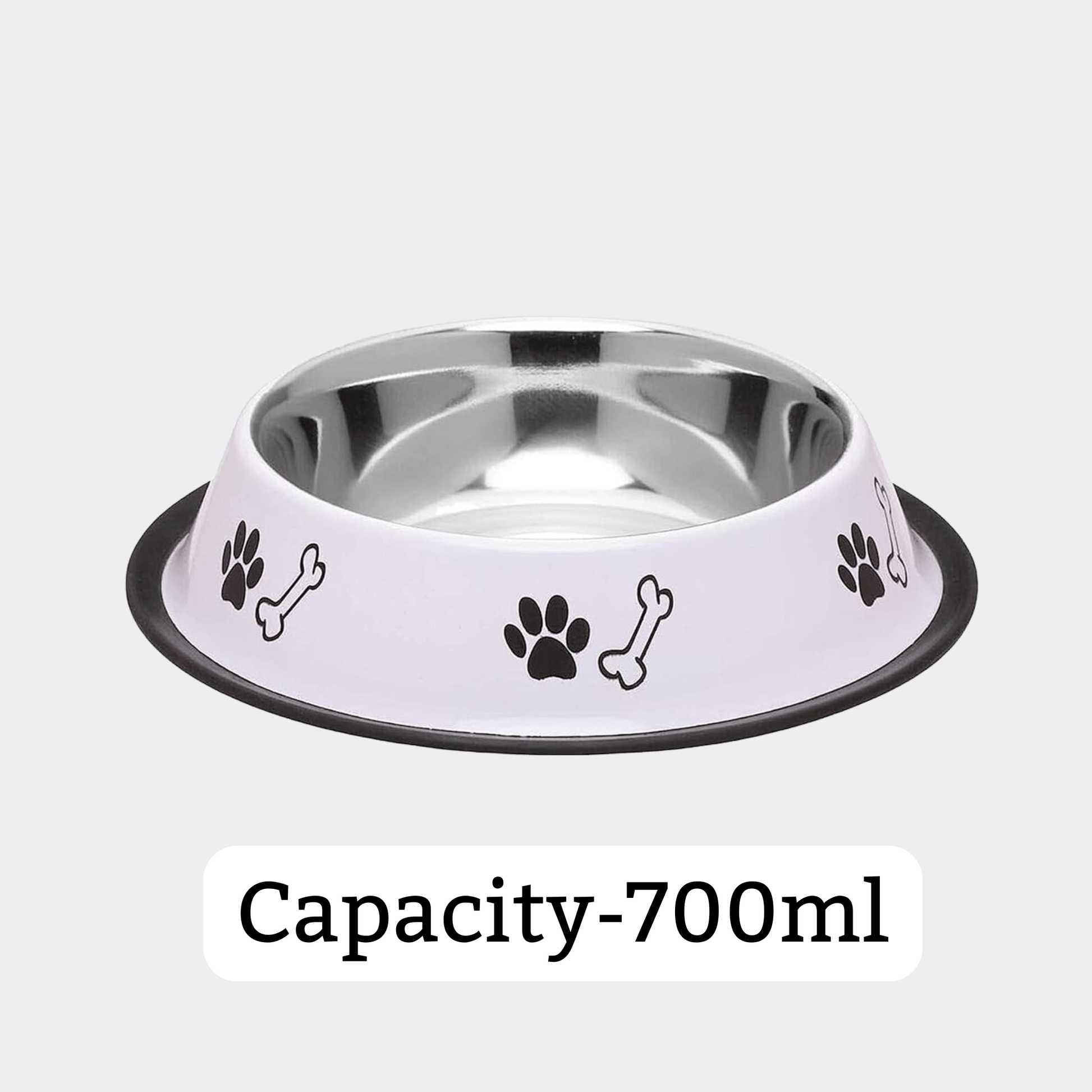 Non-toxic steel pet bowl