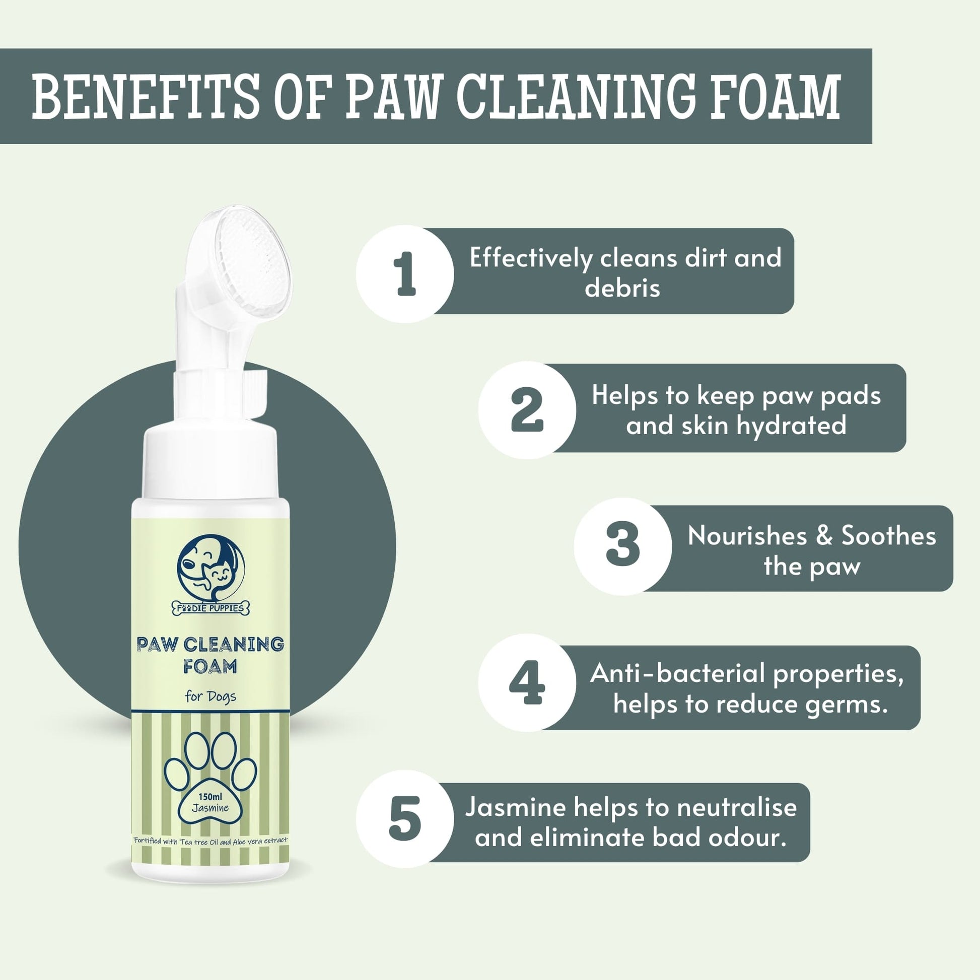 Pet Paw Cleaning foam