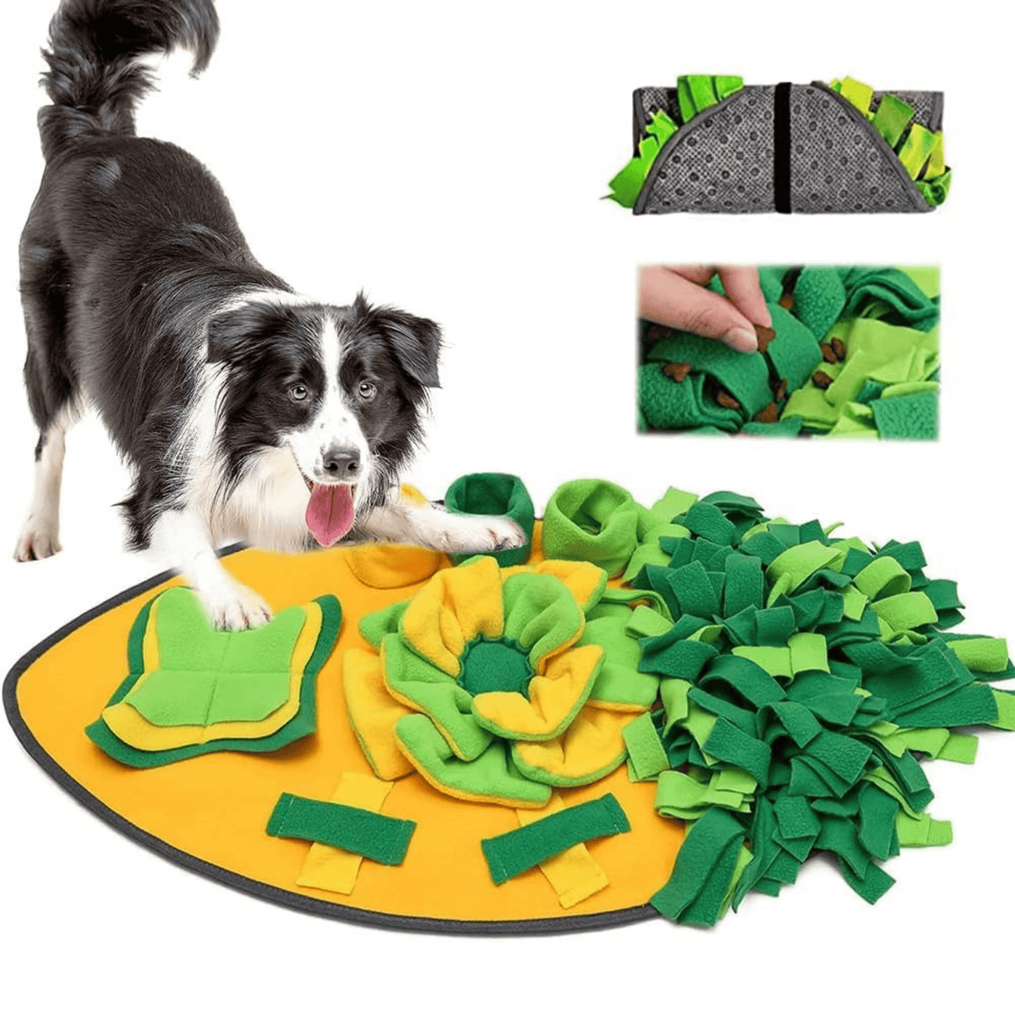 Large Pineapple Snuffle Mat | Dog Puzzle Toy Foraging Mat