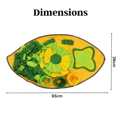 Large Pineapple Snuffle Mat | Dog Puzzle Toy Foraging Mat