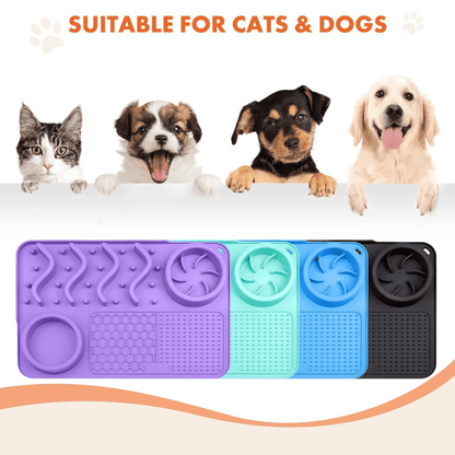 Platter Slow Feeder Lick Mat for Dogs & Cats